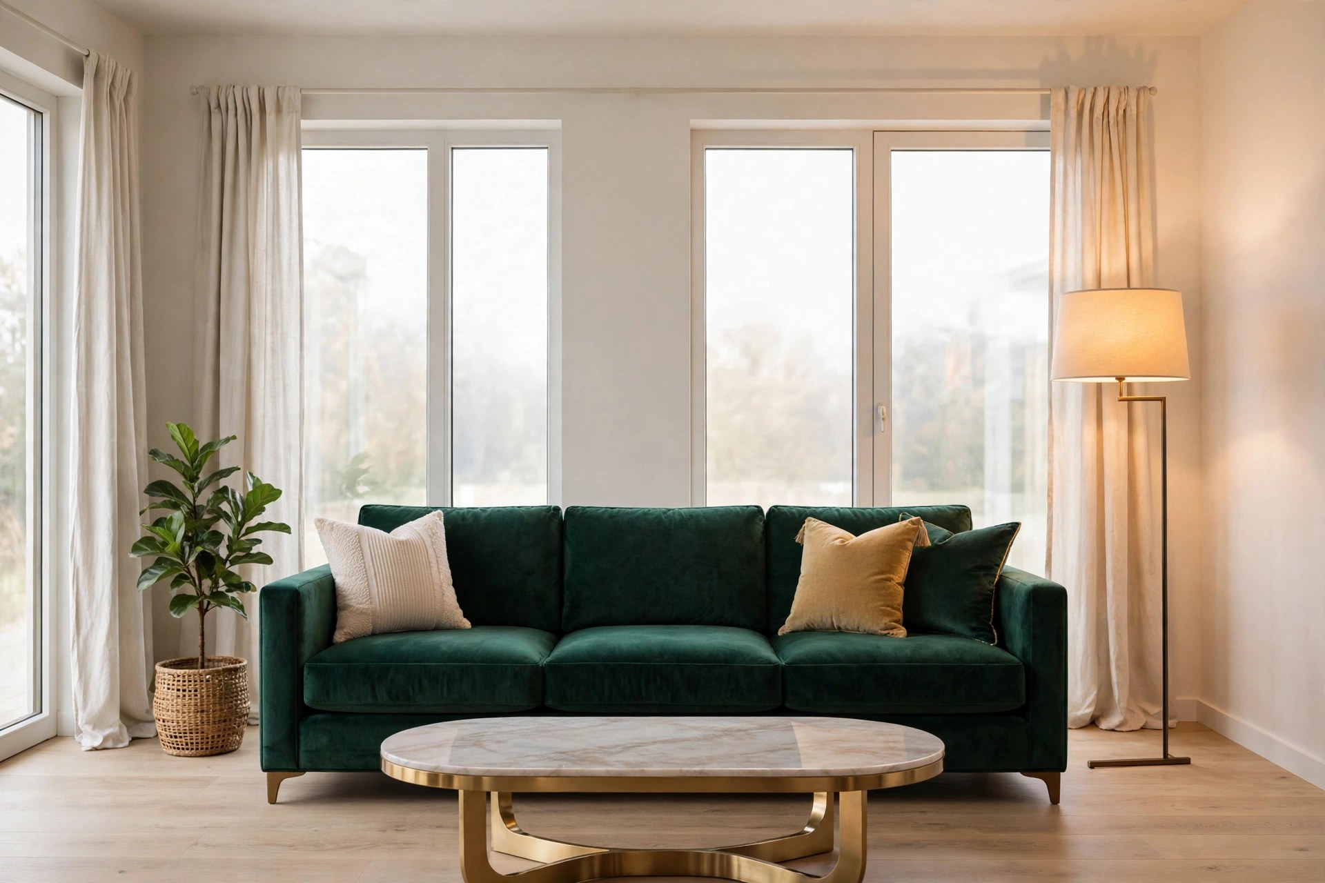 Same living room with stunning modern furniture from Wood Work Furniture